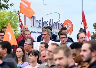 Spatial. À Toulouse, des salariés mobilisés contre le plan de réorganisation de Thales Alenia Space