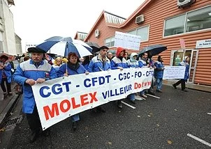 Molex, nouveau symbole social de Villemur-sur-Tarn