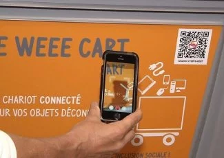 « Wee Cart », le chariot connecté qui recycle le matériel informatique 