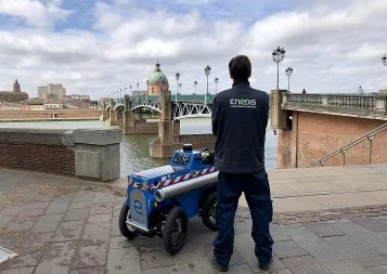 Technologies. Enedis teste en avant-première à Toulouse un nouveau droïde