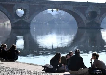 À Toulouse, le redoux offre des instants paisibles