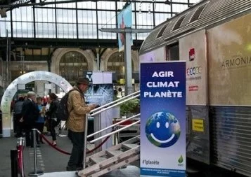 Escale à Toulouse Matabiau pour le Train du Climat, le 13 octobre