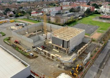 Terre crue et béton brut pour Grand Central, le futur cinéma de Colomiers 