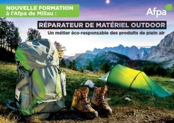 Nouvelle formation Réparateur de matériel Outdoor à l'Afpa de Millau !