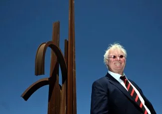 Jean-Pierre Rives, une œuvre en Rouille et Noir
